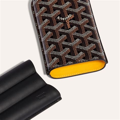 goyard cigar cas|churchill cigar case.